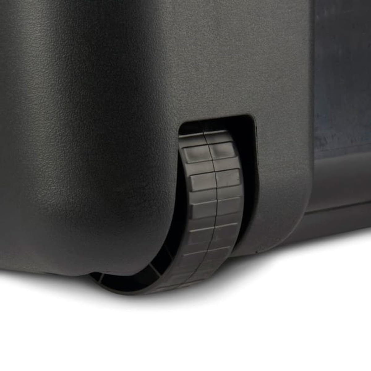 Tontarelli storage box with wheels, 50L storage bin shelf box with lid, stackable.