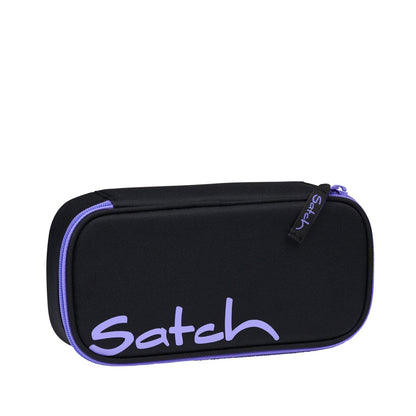 Satch Pack school backpack set 3-piece including pencil case and gym bag (Purple Phantom)
