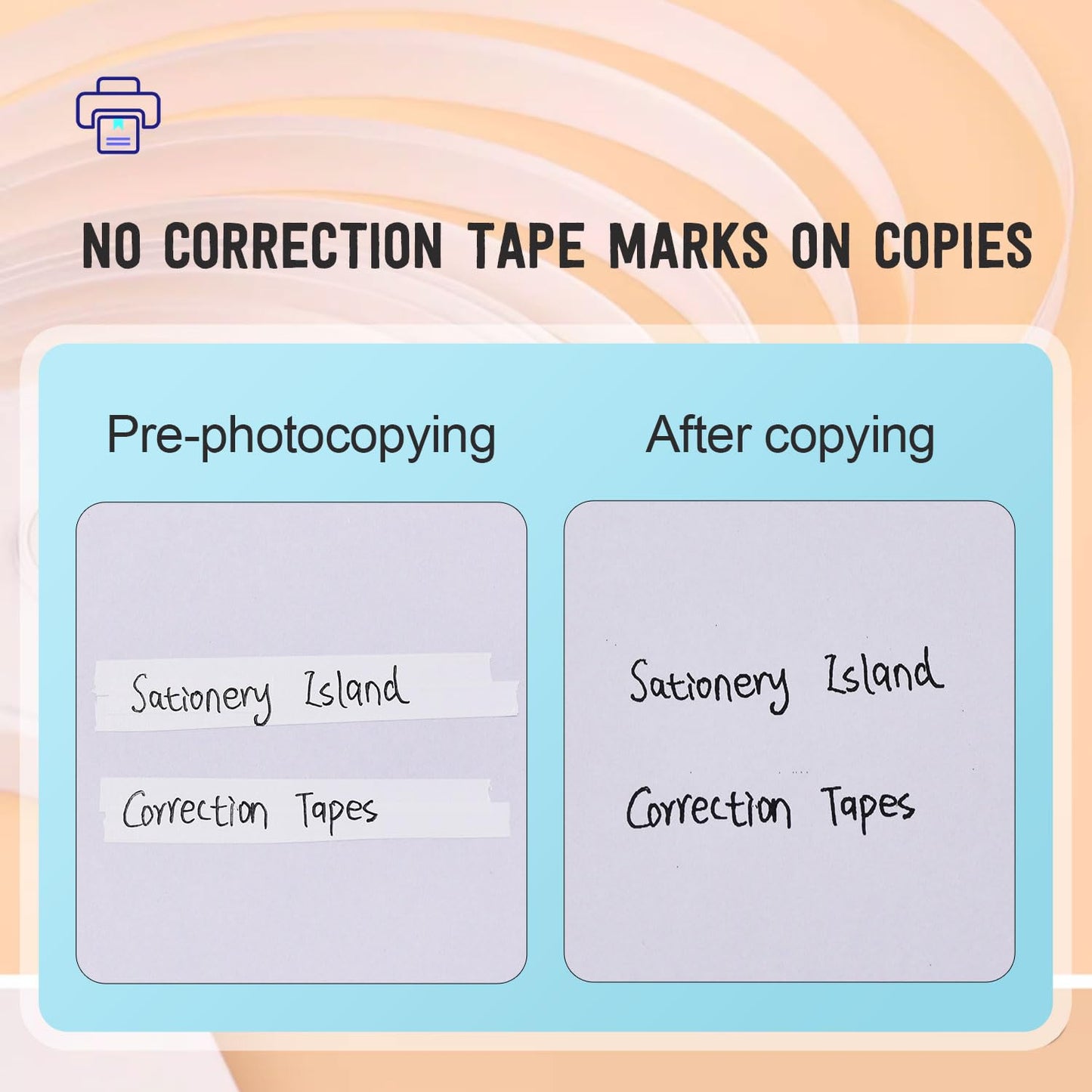 STATIONERY ISLAND 38-pack correction tape, 12m x 5mm mini correction mouse with cap, correction tape roller for school & office supplies.