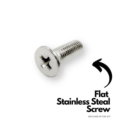 Tune Up Kit for Rancilio Silvia Espresso. Nanotech Reinforced Shower Screen, Cafelat Seal, Flat Screw. 3