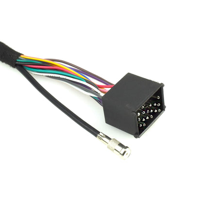 Maxxcount 17-pin round pins extension cable 6.5m compatible with BMW 3 E46, 5 E39, X5 E53 approx. 1995-2001 (including antenna extension to DIN, I-Bus, and antenna remote control)