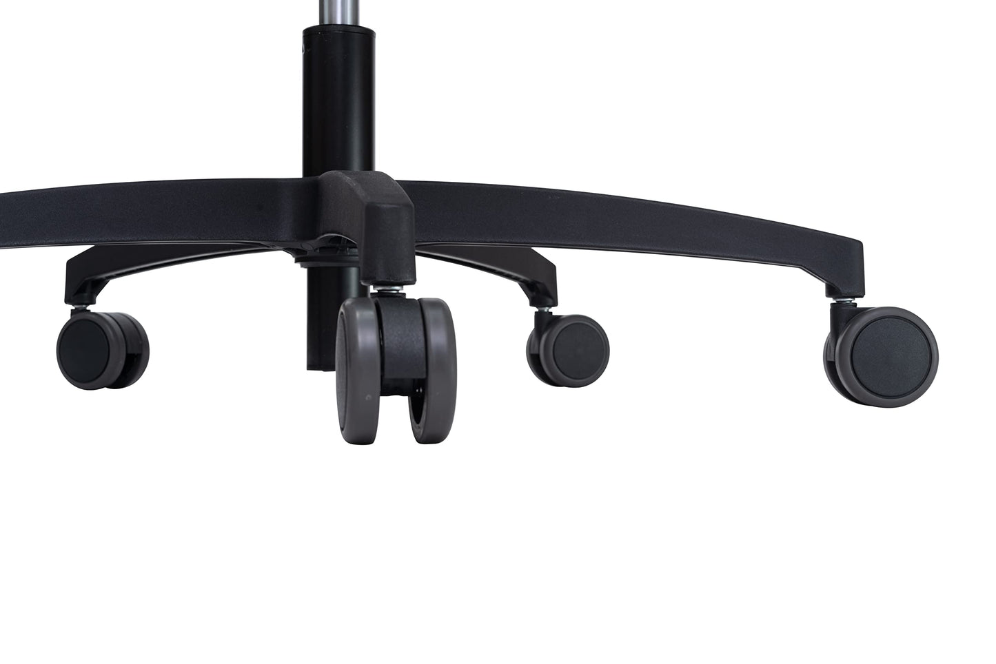 Ergootto, large 700 mm foot base made of black plastic for office chair, gaming chair or work chair, 5-star swivel base for desk chair, replacement part for ergonomic chair.