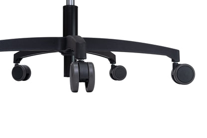 Ergootto, large 700 mm foot base made of black plastic for office chair, gaming chair or work chair, 5-star swivel base for desk chair, replacement part for ergonomic chair.