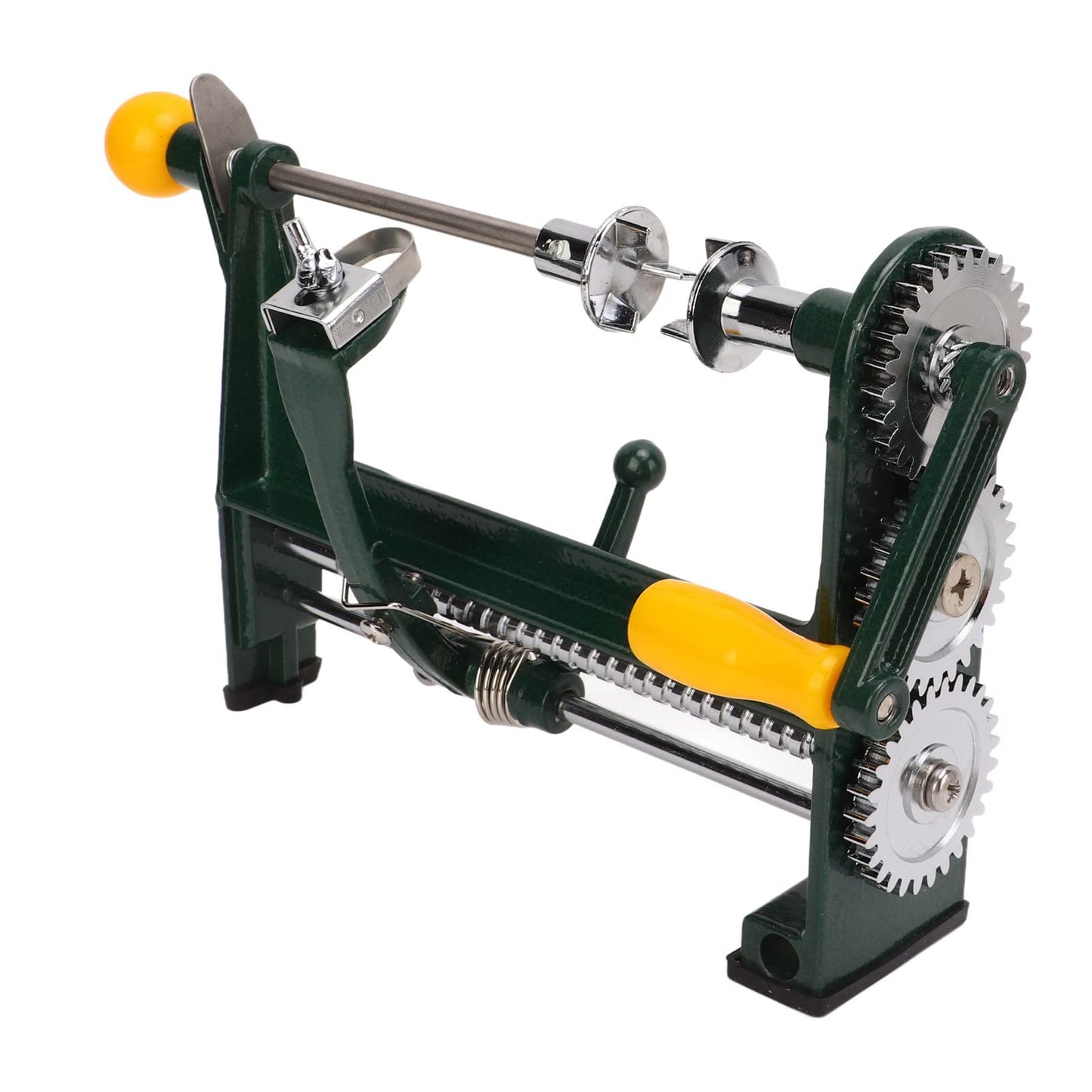 Apple peeler-corer, fast-peeling stainless steel fruit peeler. Peel oranges, lemons, pears, and peaches. Durable apple corer and slicer, perfect for fruit lovers.