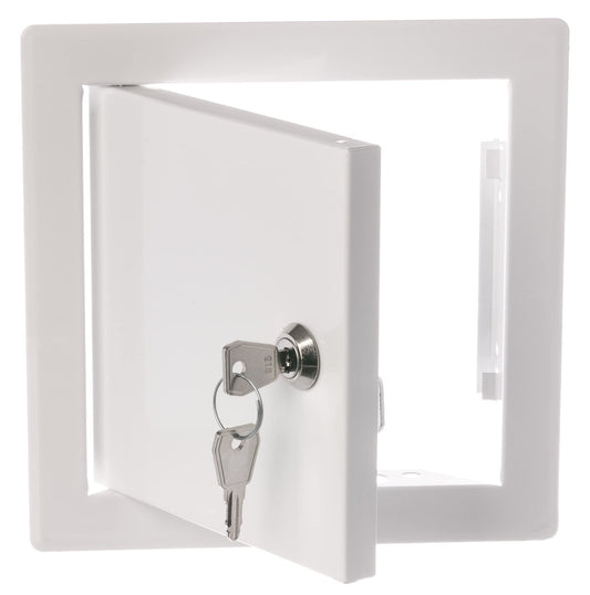 150x150mm metal access panel with lock - White access door maintenance door maintenance panel access door