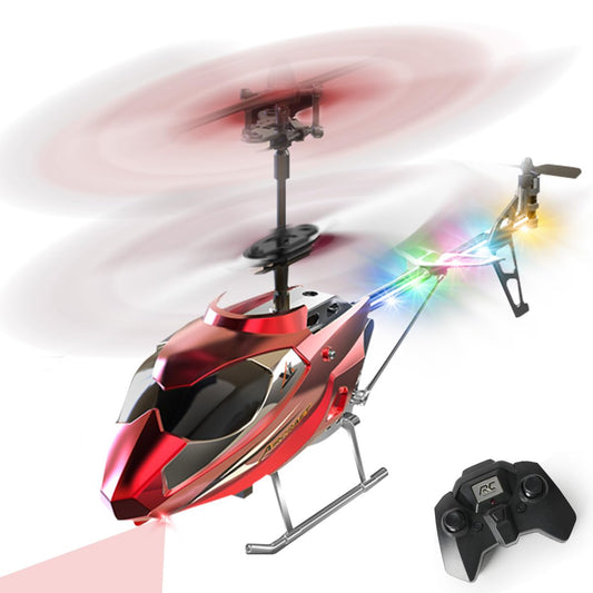 VATOS RC helicopter for boys, 2.4G remote controlled helicopter with LED light for kids aged 12 and up, Fixed height, One-key start, RC aircraft for boys and adults