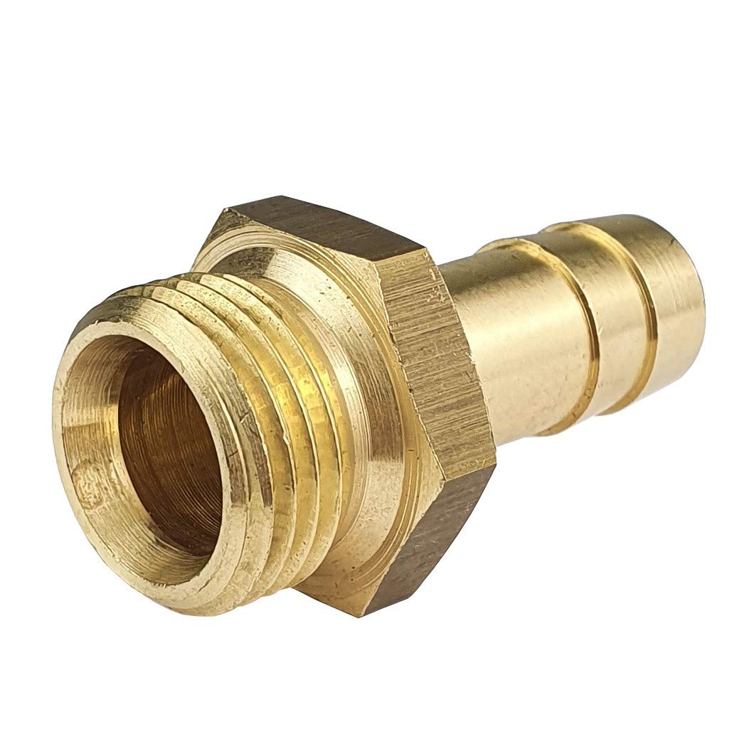 10 pieces of hose nipple air coupling plug - coupling plug external thread - G 1/2" x 19mm