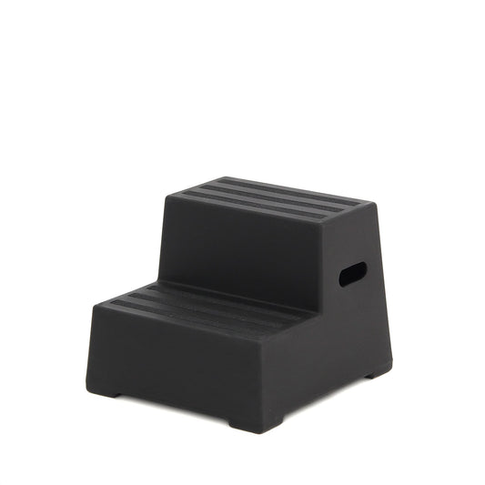 Exclusive 2-step step stool. Black.
