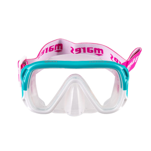 Mares Aquazone Keewee Jr, snorkel mask for boys and kids - unisex, Aqua