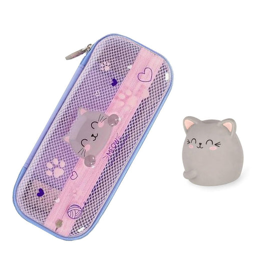 LEGAMI - Wonderwow pencil case Kitty with eraser