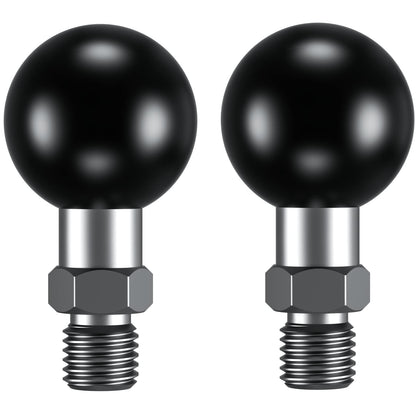 BRCOVAN 2St, 1 inch ball adapter with M10 x 1.25 thread post Compatible with RAM Mounts B Size 1'' ball double socket arm