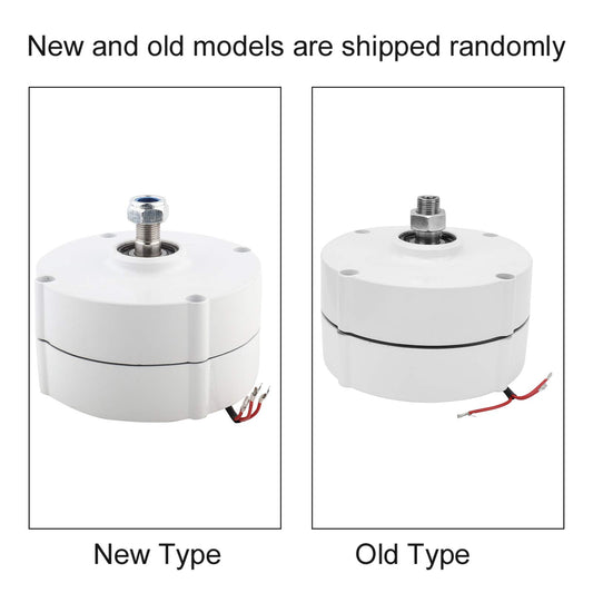 400W permanent magnet generator 550r/m 3 phase generator AC permanent magnet generator aluminum alloy shell electric motor generator industrial supply (with rectifier 48V)