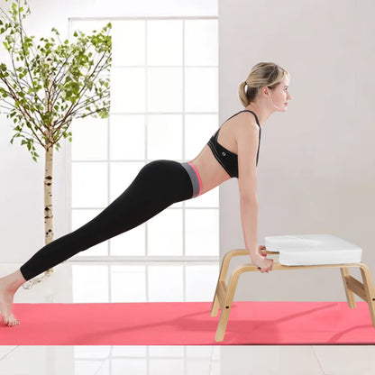 DnKelar Yoga Chair Inversion Yoga Chair Headstand Yoga Practice Yoga Stool Yoga Chair Yoga Stool (White)