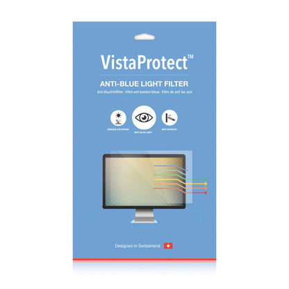 VistaProtect Premium Anti-Blue Light Filter for Computer Monitors, Removable (26" to 27" Inches)