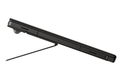 Samsung Book Cover Keyboard EF-DX725 for Galaxy Tab S10 Lite, Tab S10 FE, Tab S9 FE, Tab S9 with QWERTZ keyboard and AI key, Two-piece tablet case, slim design, S Pen compartment, Black.