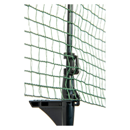 Horizontal boundary fence FLEX, 15m long & 90cm high, close-meshed, mobile special fence with 9 separate fiberglass posts, garden net, dog fence, barrier fence, for camping.