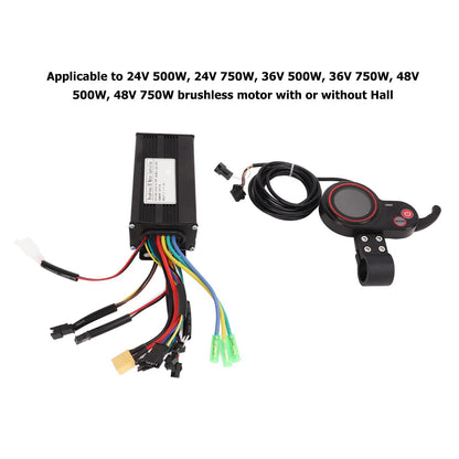 BuyWeek brushless motor controller kit for KUGOO M4 electric scooter, 24V 36V 48V 500W 750W electric scooter brushless motor controller V889 LCD display kit.