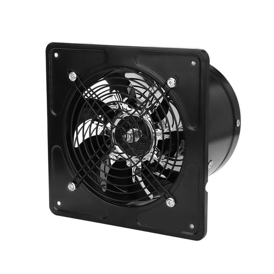 Tyenaza Exhaust Fan Wall Mounted Exhaust Fan Quiet Exhaust Fan for Bathroom and Home Kitchen Garage Ventilation Vent (black)