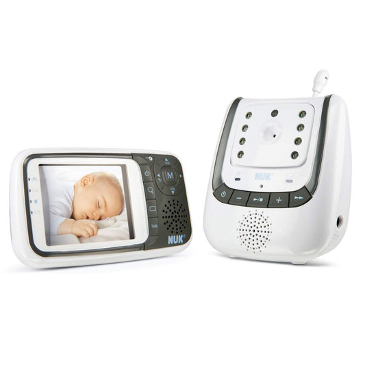 NUK Baby Monitor with camera Eco Control+ Video with two-way communication and temperature sensor, free from high-frequency radiation in Eco-Mode.