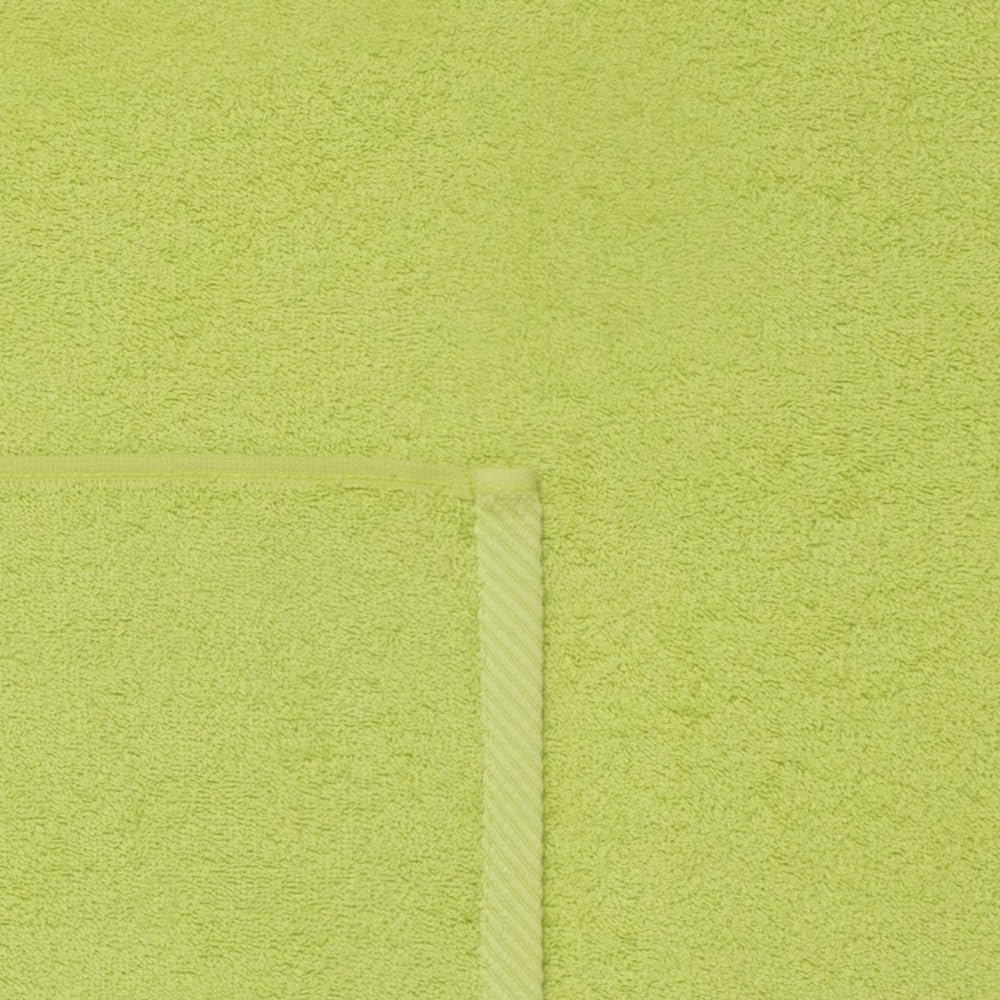 Top Towel - Combo - Large bath towels - Bathroom hand towels - 2 face or bidet towels + 2 hand or sink towels + 2 shower towels - 100% cotton - Lime