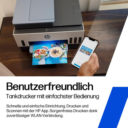 HP Smart Tank 5105 3-in-1 All-in-One Printer (Wi-Fi; Mobile Printing) - 3 years of ink included, 3-year warranty, large ink tank, high yield, high-quality printing