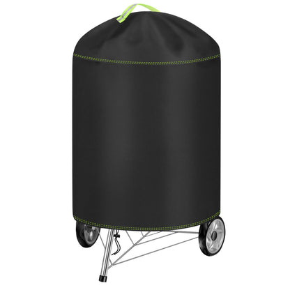 Kettle Grill Cover, VDISRR Weatherproof BBQ Cover, 420D Oxford Charcoal Grill Cover, Ø63x88cm, Waterproof, Tear-resistant, UV Protection, Protects Grill from Fading, Rust, and Mold.