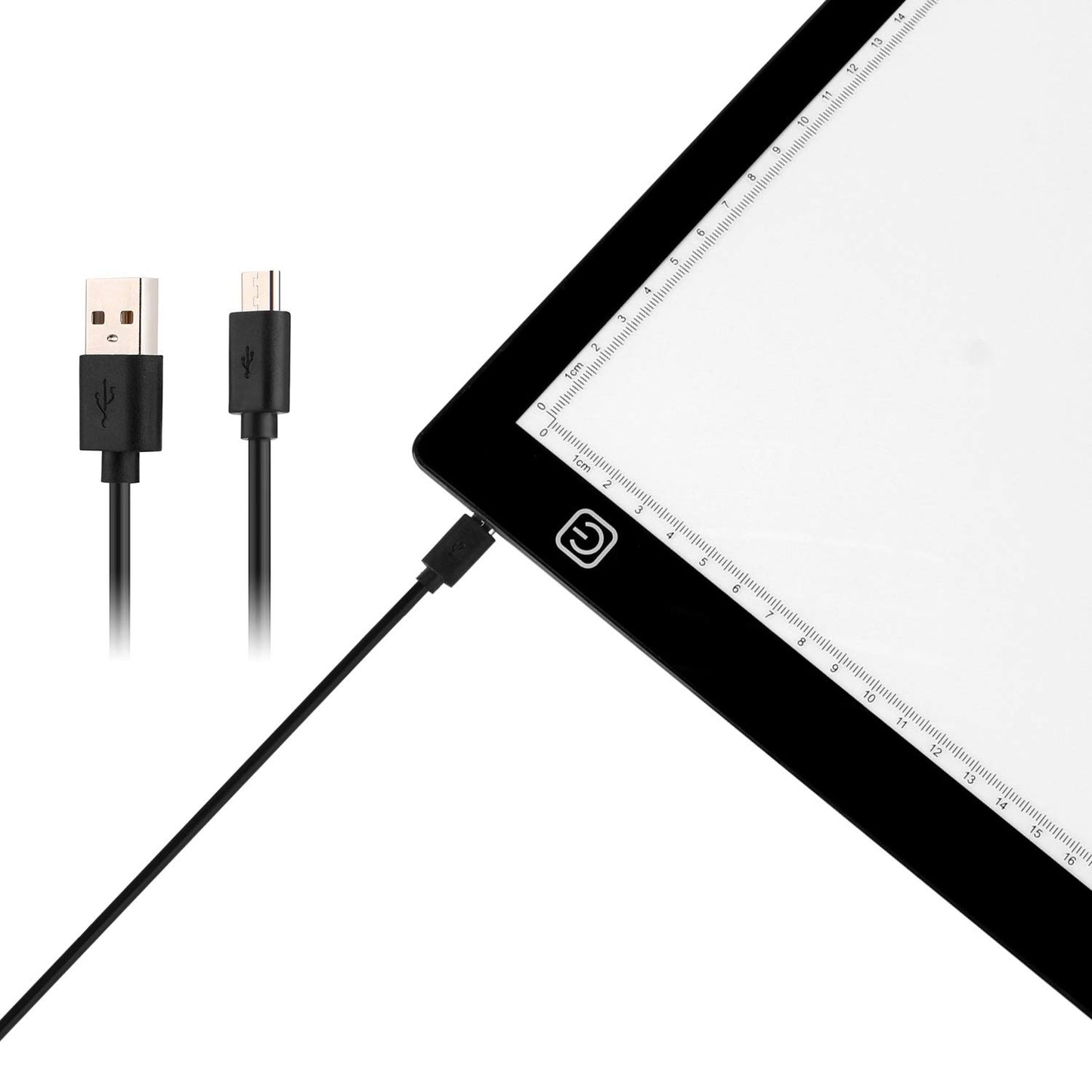 AGPTEK Magnetic A4 LED Light Pad, 5mm Ultra-Thin Physical Button Light Box 35.7cm/14inch x 23.5cm/10.15inch, Stepless Brightness Control with Memory Function for Drawing - MULTIWAY.