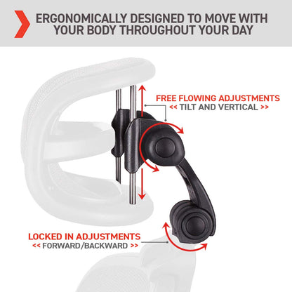 The original headrest for the Herman Miller Aeron chair H3 Carbon | Colors and mesh match classic Aeron chair 2016 and earlier models.