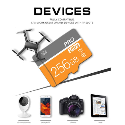 Talebasic 256GB Micro SD Card Class 10 Memory Card with SD Adapter. Fast Speed TF Card for Tablet/Phone/Camera/Car/Game Console (2 Pieces, 256GB).