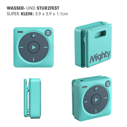 Mighty 3 Spotify & Amazon Music Player - Compatible with Bluetooth & wired headphones - Storage for over 1,000 songs - Screen-free music player - No phone required (Blue)