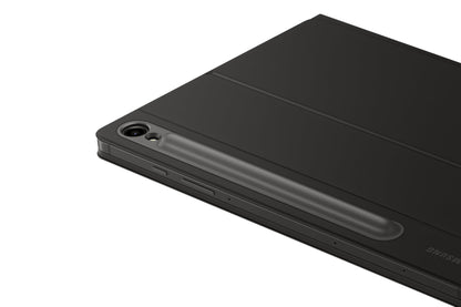 Samsung Book Cover Keyboard EF-DX725 for Galaxy Tab S10 Lite, Tab S10 FE, Tab S9 FE, Tab S9 with QWERTZ keyboard and AI key, Two-piece tablet case, slim design, S Pen compartment, Black.