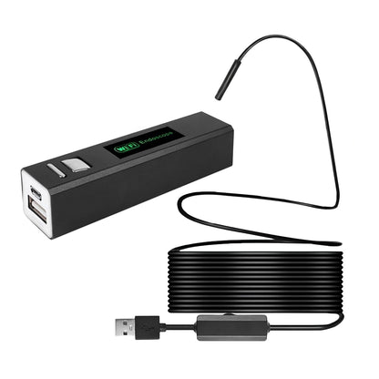Retoo WiFi Endoscope Camera Mobile Endoscope Inspection Camera Pipe Camera 720P HD with LED Light for Android OS Windows Tablet PC IP67 Snake Camera Waterproof 5M