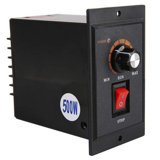 AC motor speed controller 220V 50/60Hz Single-phase Electric motor speed controller with Adjustable rotary switch (500W)