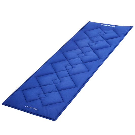 KingCamp Field Bed Pad 100% Cotton Sleeping Mat Travel Blanket for Camping Bed Cot Garden Lounger Sun Lounger 203 × 76 cm.