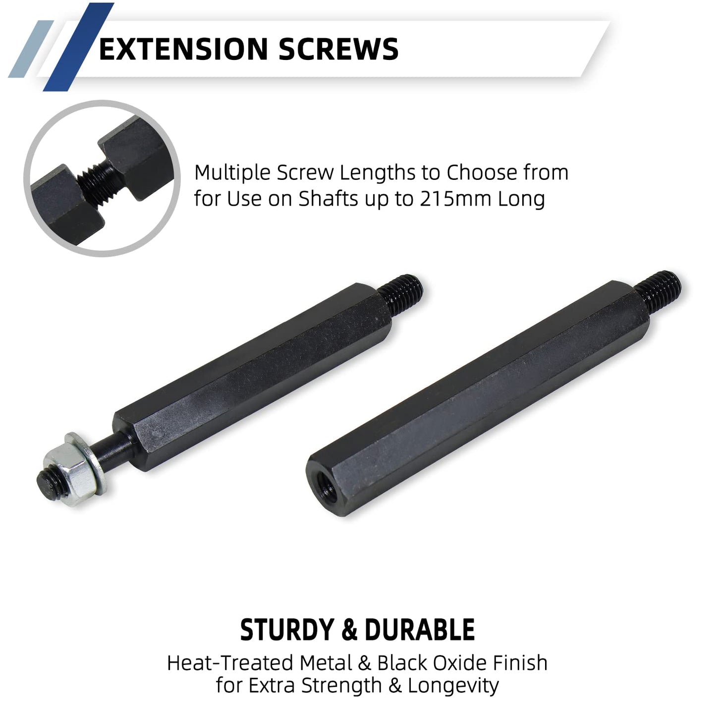 CCLIFE 14-piece bearing puller set, separator for ball bearings, flywheel puller, separation device 30-70mm