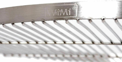 Grill grate Ø 70 cm with chain stainless steel 5 mm grill rod thickness 14 mm rod spacing for swing grill BBQ tripod