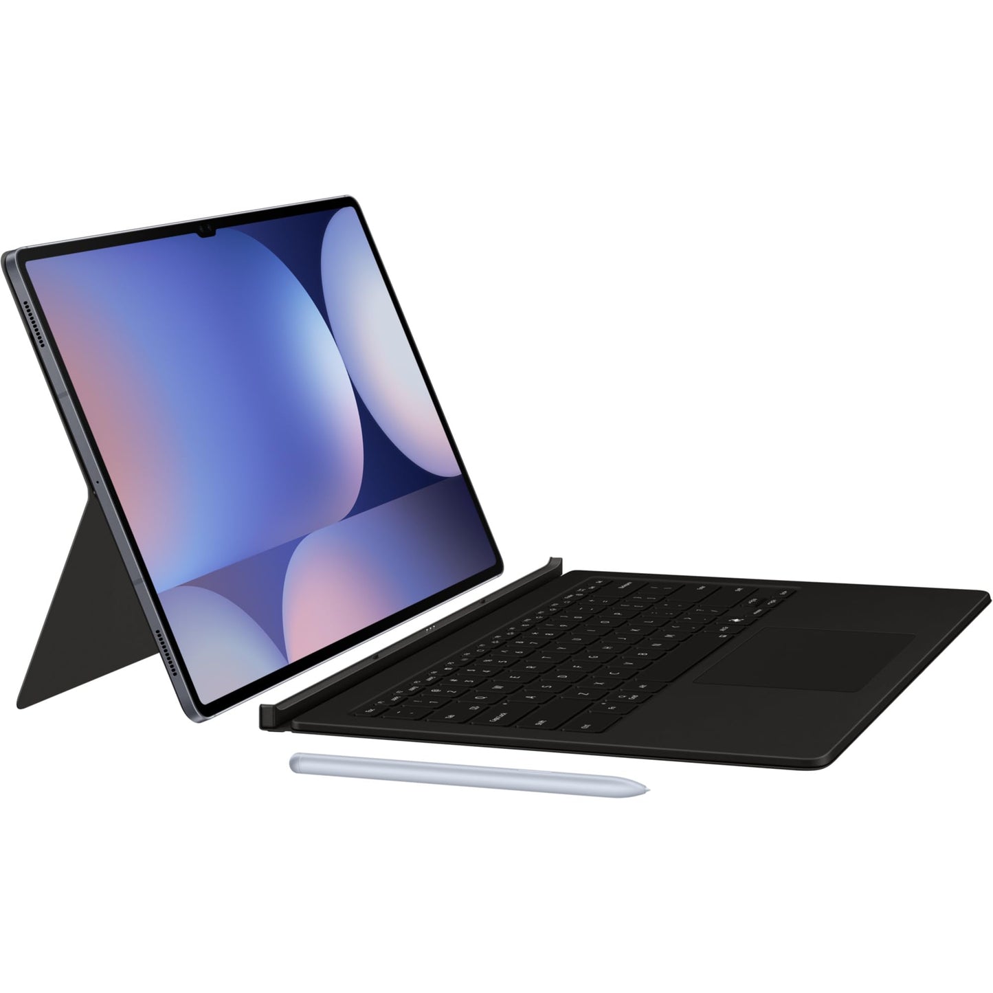 Samsung Book Cover Keyboard EF-DX925 for Galaxy Tab S10 Ultra | Tab S9 Ultra with QWERTZ keyboard and AI key, Two-part tablet case, slim design, S Pen holder, Black