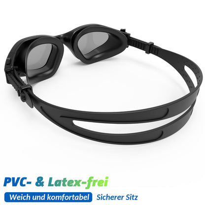 HotSrace Polarized Swimming Goggles Anti-Fog UV Protection Adjustable, Comfort Professional Swim Goggles Non-Polarized for Men Women Adults Teens