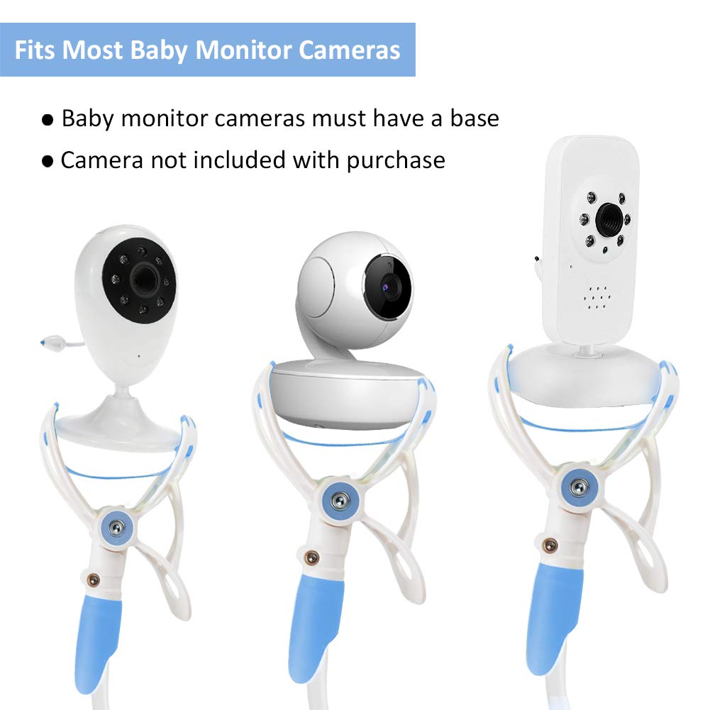 YIKANWEN Camera Mount, Universal Baby Monitor Holder, Phone Holder, Compatible with Most Baby Monitors (Blue)