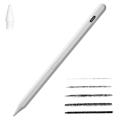 With tilt and palm rejection stylus pen for Apple iPad (2018 and newer) 6/7/8/9th generation, iPad Pro 12.9 (3/4/5th gen) /pro 11", Air 3/4/5, Mini 5/6, digital iPad pen pencil input pens.