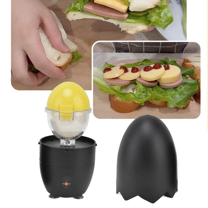 Electric Egg Scrambler, Golden Egg Shaker Whisk Egg Spinner Egg Yolk Mixer Golden Egg Maker For Kitchen Cooking Gadgets Tool, 100-240 V (EU plug)