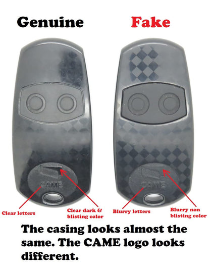 2 x CAME remote control TOP-432EE TOP432EE transmitter 433.92 Mhz garage door remote compatible with TOP432NA TOP432EV.