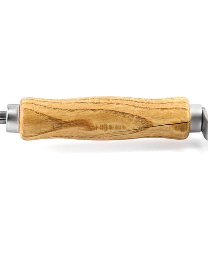 QWORK® 2 IN 1 Seam Roller High Temperature Resistant, 40mm Hard Rubber Seam Roller and 6mm Brass Bottom Corner Seam Roller, PVC Welding Tool.