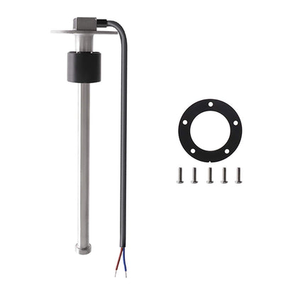 KAOLALI level sensor, fuel gauge stainless steel fuel send unit water level sensor for boats 5 hole fuel and water gauge 350mm