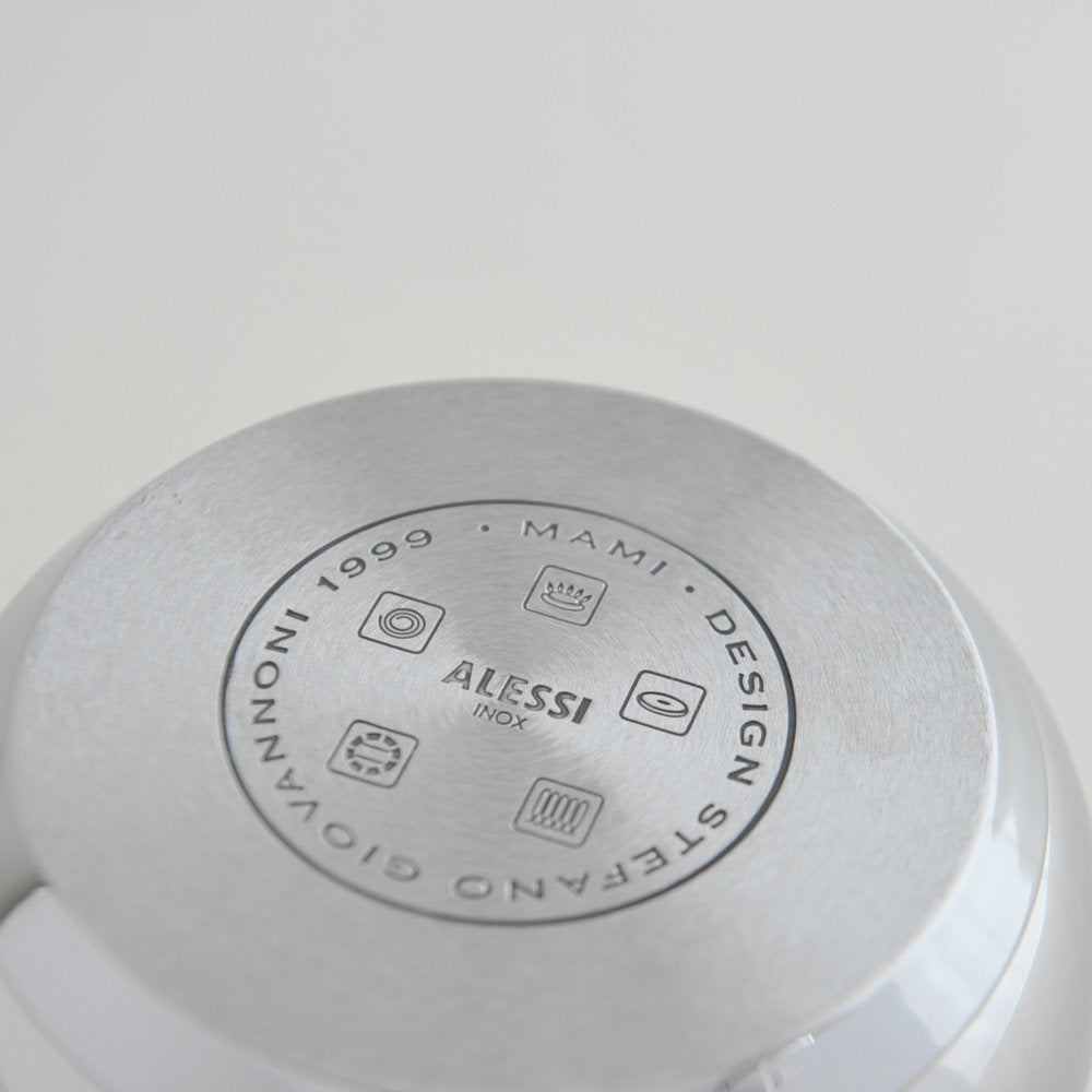 Alessi "MAMI" stainless steel saucepan, 14 cm, silver