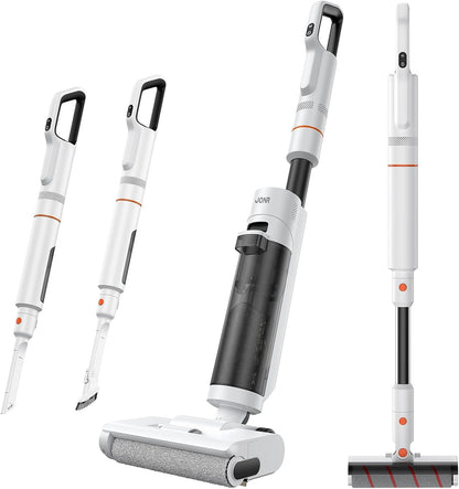 JONR ED20 Pro 4-in-1 Wet Dry Complete Vacuum, 17000 Pa suction power, self-cleaning and automatic drying with one click, Intelligent voice reminder