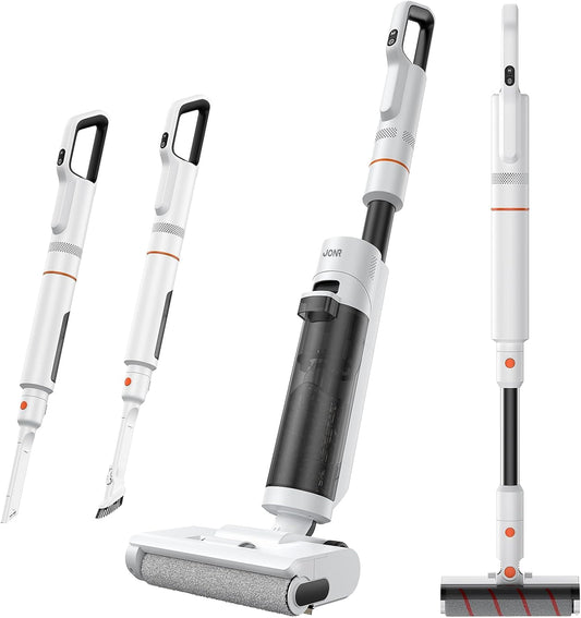 JONR ED20 Pro 4-in-1 Wet Dry Complete Vacuum, 17000 Pa suction power, self-cleaning and automatic drying with one click, Intelligent voice reminder