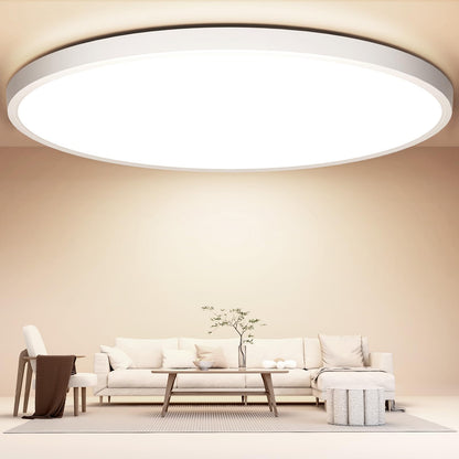 Ceiling light LED ceiling light Flat Round - Ø40CM 36W 3600LM 4000K Neutral white LED ceiling light living room Ultra slim 2.4CM LED lamp ceiling for kitchen bedroom bathroom children's room corridor Modern IP44