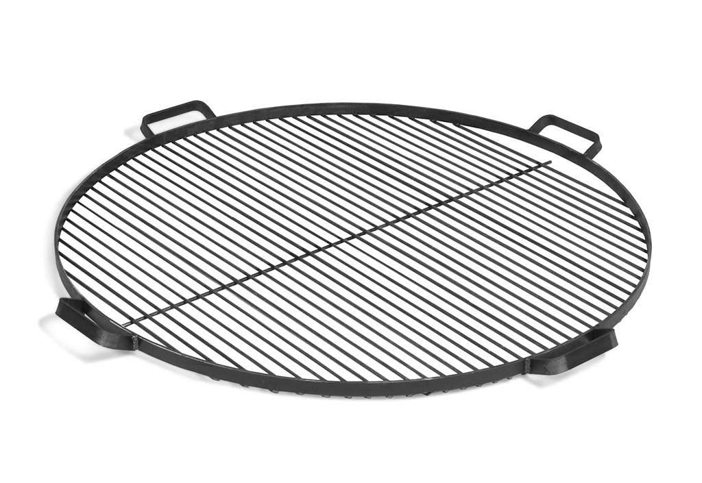 BlackOrange steel grill grate Ø 80 cm with 4 handles as a grill attachment for fire bowls Ø 80 cm
