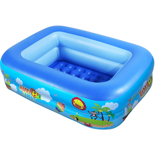 Children's paddling pool, Inflatable pool, Inflatable paddling pool, Kids pool, Kids paddling pool, Swimming pool, Inflatable pool, Inflatable kids pool, 2 rolls 105 x 75 cm Height 30 cm